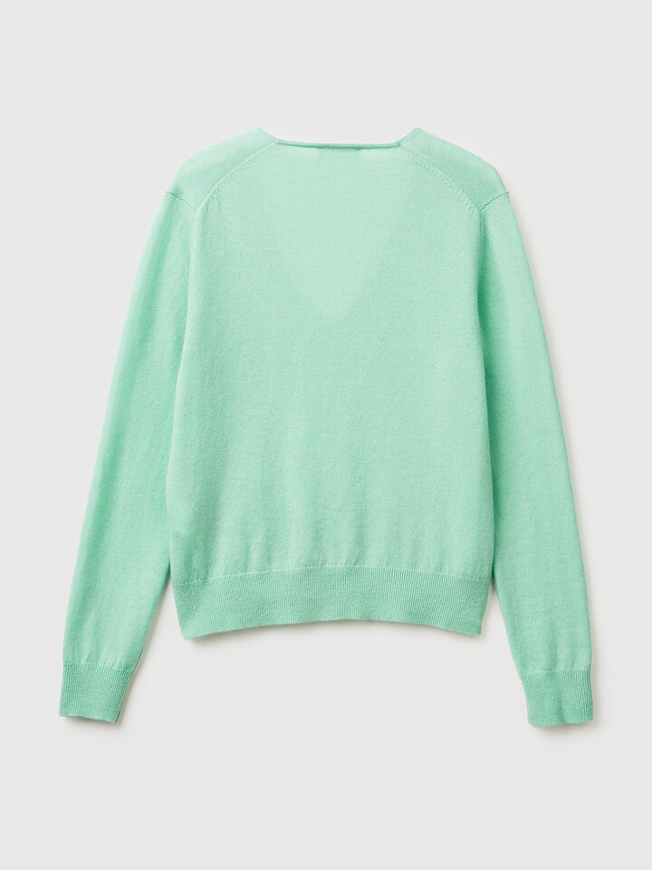 V NECK SWEATER L/S Women image number 6